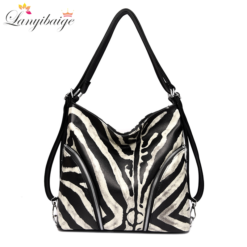 Luxury Bags Storage - Multifunctional Fashion Women Bag Anti-theft Backpack