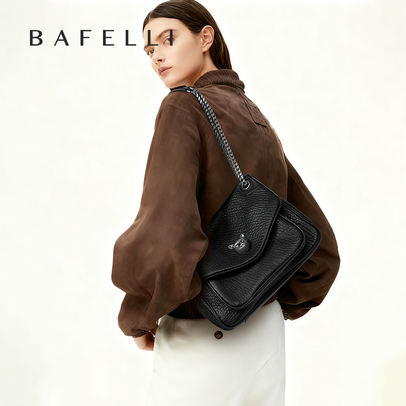 Luxury Bags Vip - BAFELLI Trendy Chained Tote Bag for