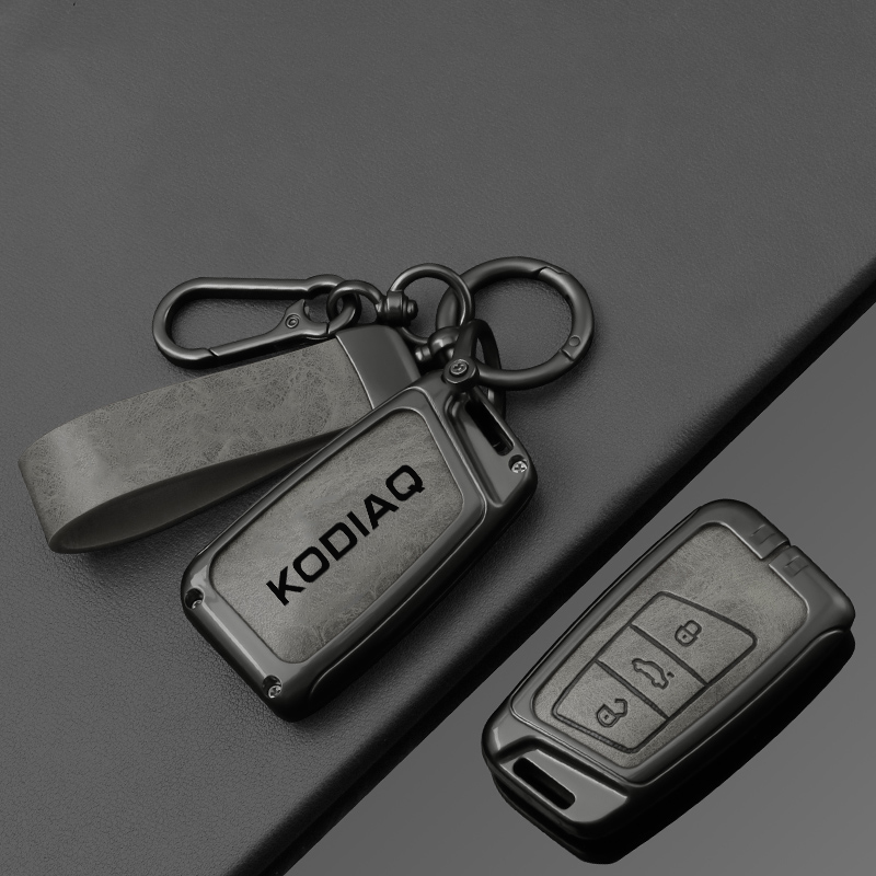 Key Holder Leather Pouch - Alloy Leather Car Key Case Cover