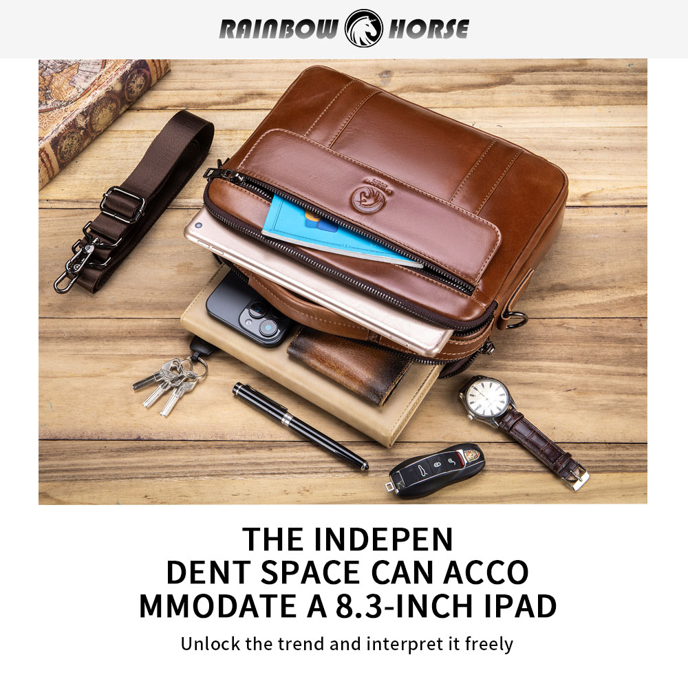 New men's mini crossbody bag,  - Key Holder Leather Pouch ulasan dan harga