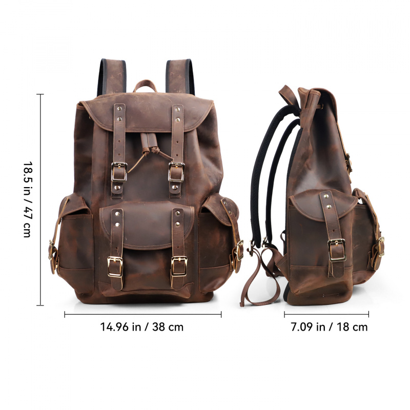 New Arrivals Leather Backpack  - Luxury Bags Vintage ulasan dan harga
