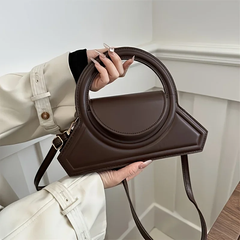 Solid Color Pu Leather Elegant - Luxury Bags Without Logo ulasan dan harga