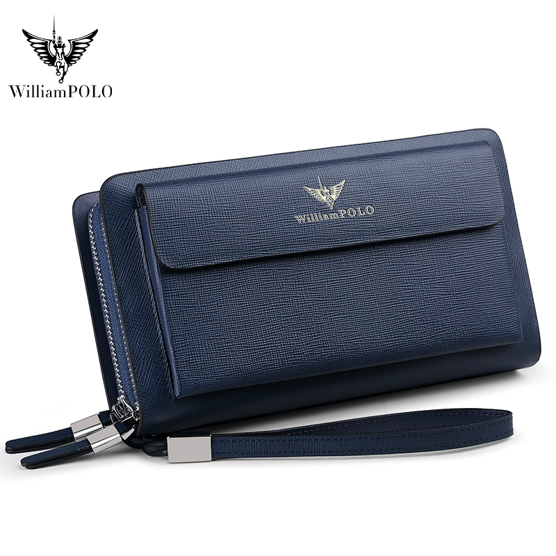 WILLIAMPOLO Luxury Men's Leath - Key Holder Leather Pouch ulasan dan harga