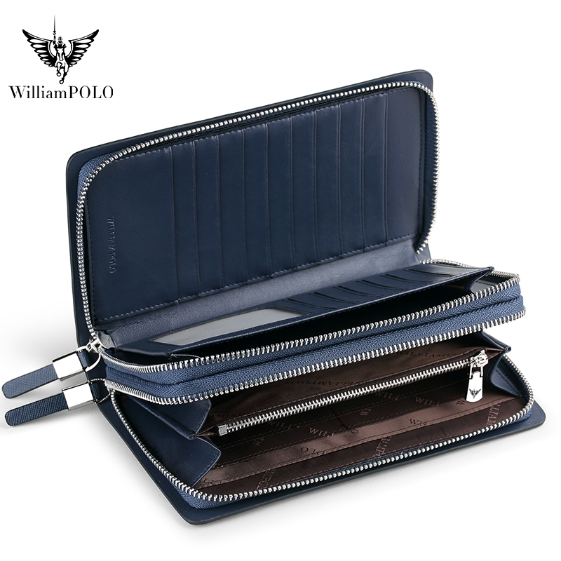 WILLIAMPOLO Luxury Men's Leath - Key Holder Leather Pouch ulasan dan harga