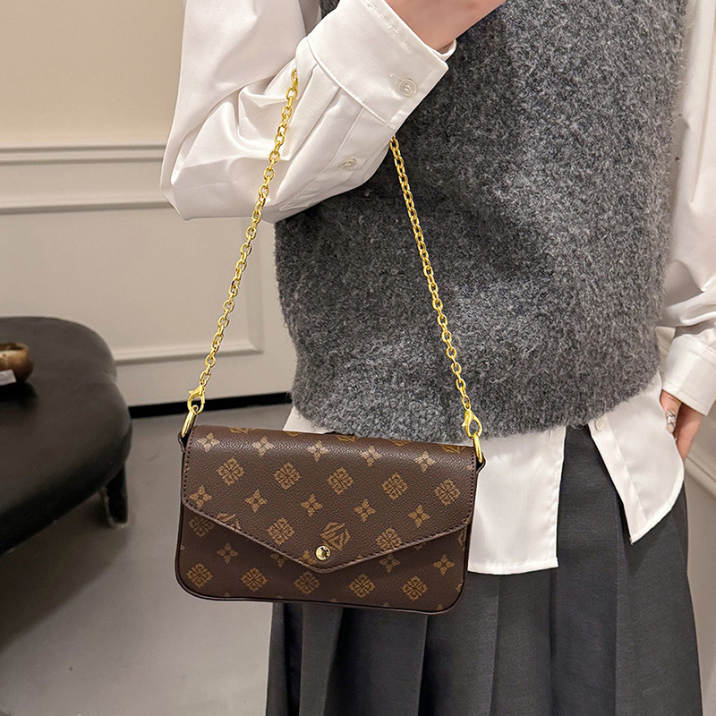 Women Color Block Print Crossb - Luxury Bags Vip ulasan dan harga