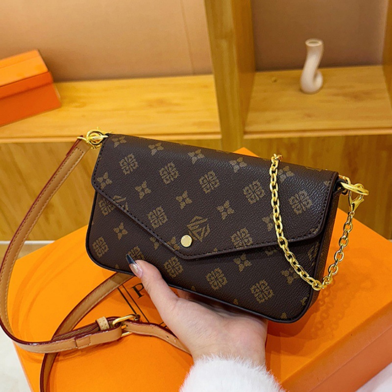 Women Color Block Print Crossb - Luxury Bags Vip ulasan dan harga