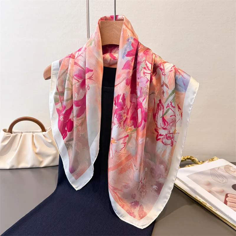 Imitation Square Scarf For Wom - Luxury Bags For Travel ulasan dan harga