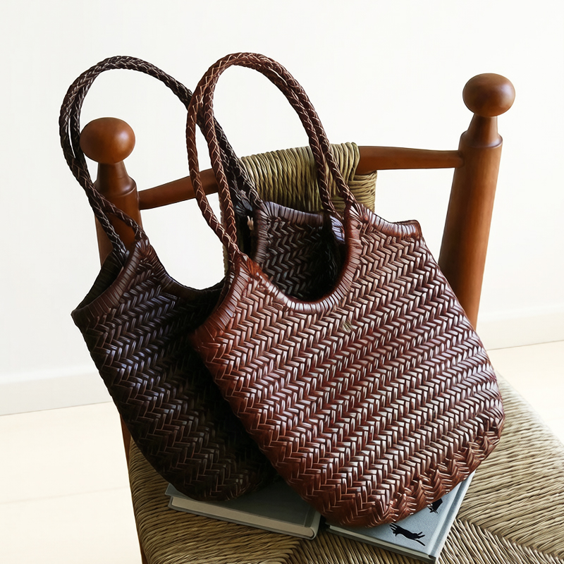 Handwoven LeatherTote Bags For - Luxury Bags Vintage ulasan dan harga
