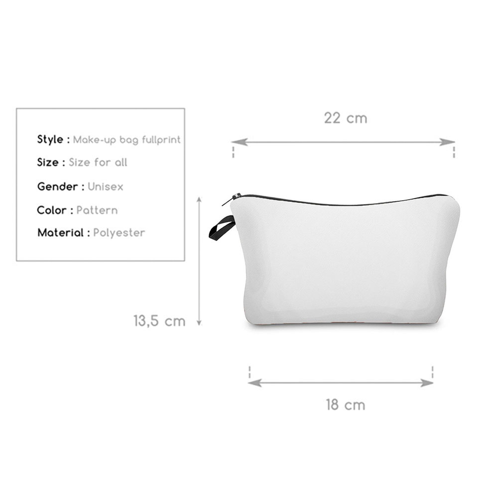 Personal Custom DIY Logo Makeu - Wristlet Wallet Zipper ulasan dan harga