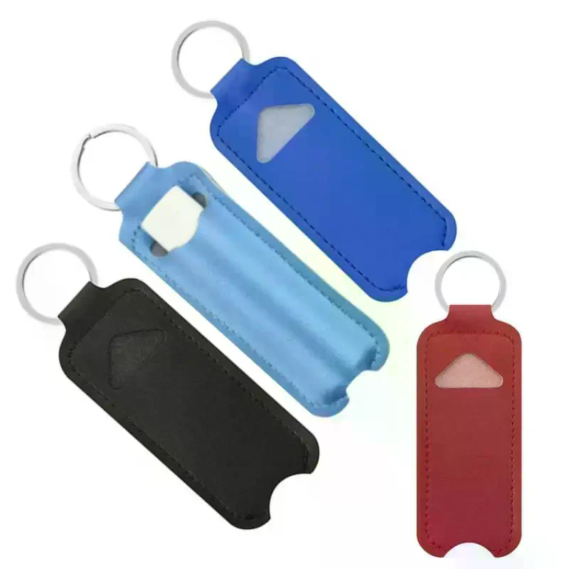 Pu Leather Chapstick Pouch Key - Key Holder Leather Pouch ulasan dan harga