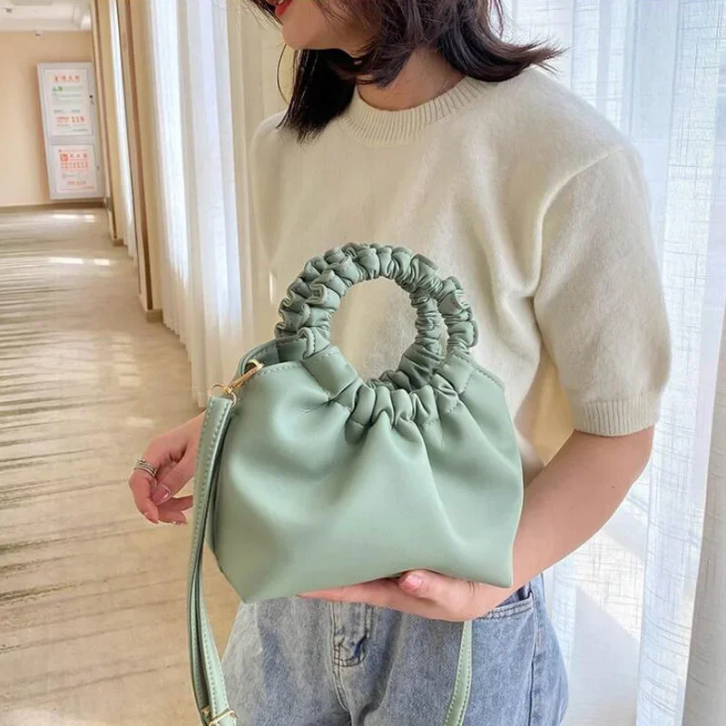 Small Handbags for Women Pleat - Key Holder Leather Pouch ulasan dan harga