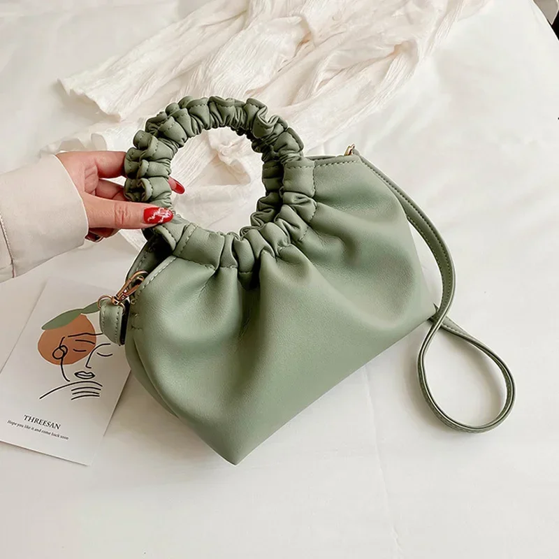 Small Handbags for Women Pleat - Key Holder Leather Pouch ulasan dan harga