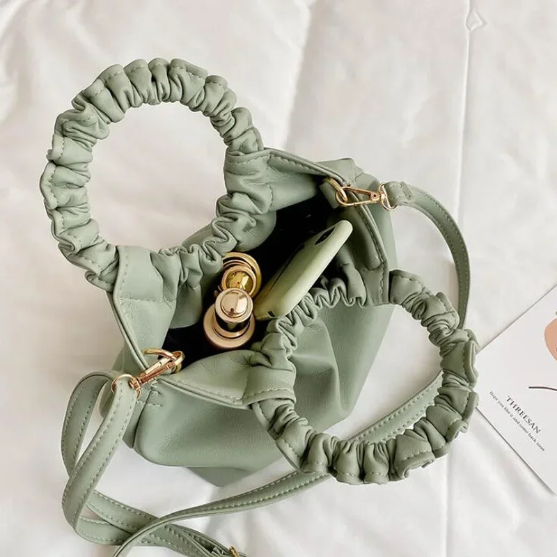 Small Handbags for Women Pleat - Key Holder Leather Pouch ulasan dan harga