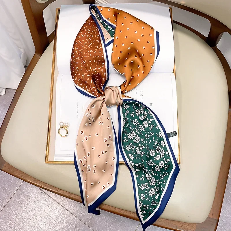Design Print Skinny Scarf Plai - Luxury Bags For Travel ulasan dan harga