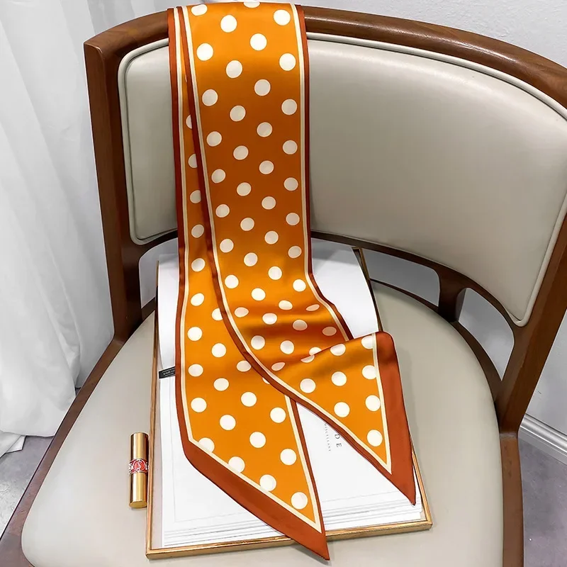 Design Print Skinny Scarf Plai - Luxury Bags For Travel ulasan dan harga