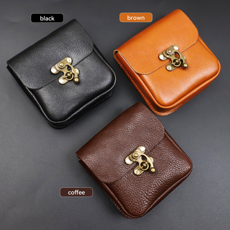 Soft Cowhide Small Waist Bag G - Key Holder Leather Pouch ulasan dan harga