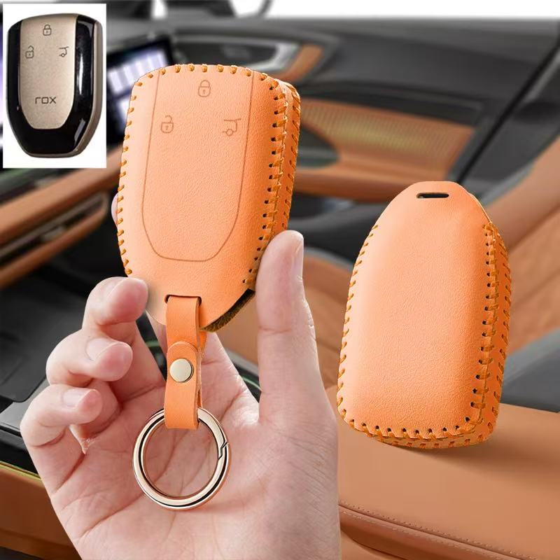 Car Accessories Key Case Cover - Key Holder Leather Pouch ulasan dan harga