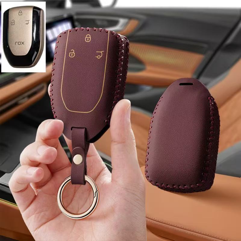 Car Accessories Key Case Cover - Key Holder Leather Pouch ulasan dan harga