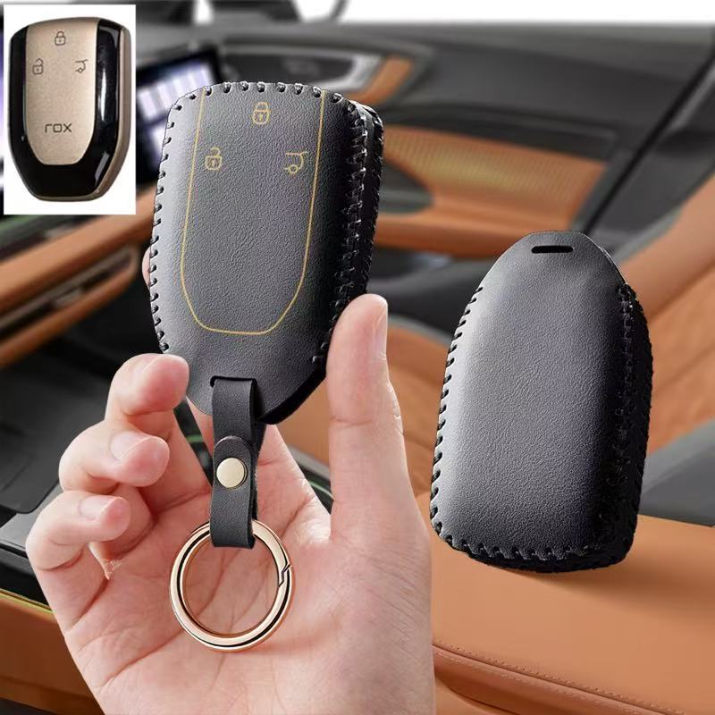 Car Accessories Key Case Cover - Key Holder Leather Pouch ulasan dan harga