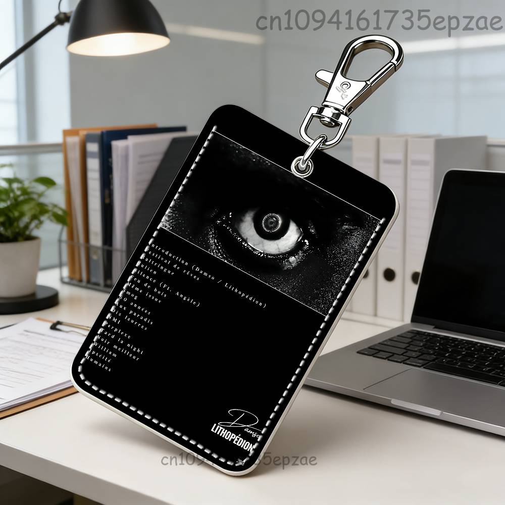 D-Damso Qalf Rectangle Card Ca - Key Holder Leather Pouch ulasan dan harga