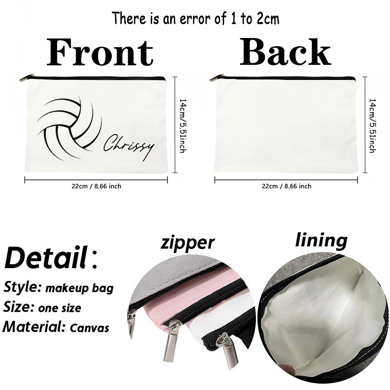 Custom Volleyball Pattern Make - Wristlet Wallet Zipper ulasan dan harga