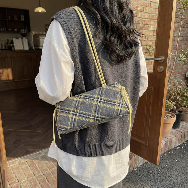 Fashion Microfiber Striped Pla - Luxury Bags That Are Affordable ulasan dan harga