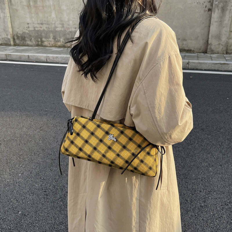 Fashion Microfiber Striped Pla - Luxury Bags That Are Affordable ulasan dan harga