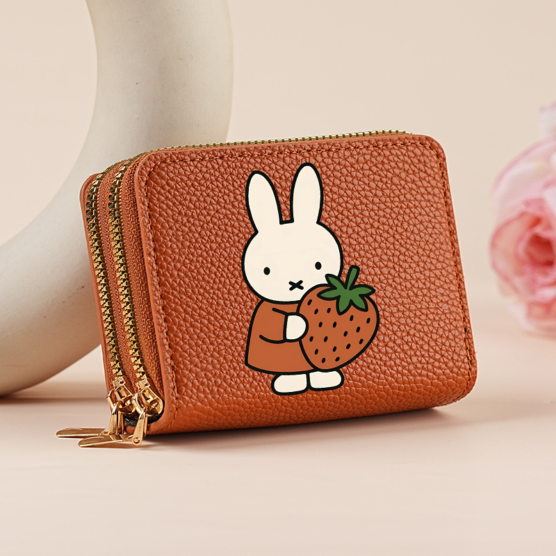 Kawaii Miffys Rabbit Short Wal - Key Holder Leather Pouch ulasan dan harga
