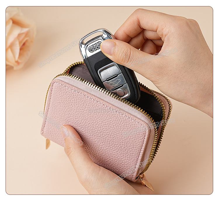 Kawaii Miffys Rabbit Short Wal - Key Holder Leather Pouch ulasan dan harga