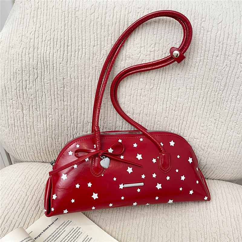 New PU Stars Bow Zipper Sweet  - Luxury Bags That Are Affordable ulasan dan harga