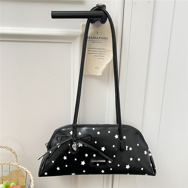 New PU Stars Bow Zipper Sweet  - Luxury Bags That Are Affordable ulasan dan harga