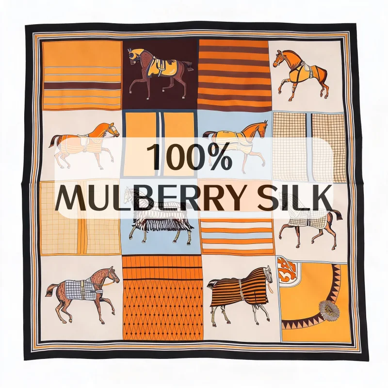 Luxury 100% MULBERRY SILK Squa - Luxury Bags For Travel ulasan dan harga