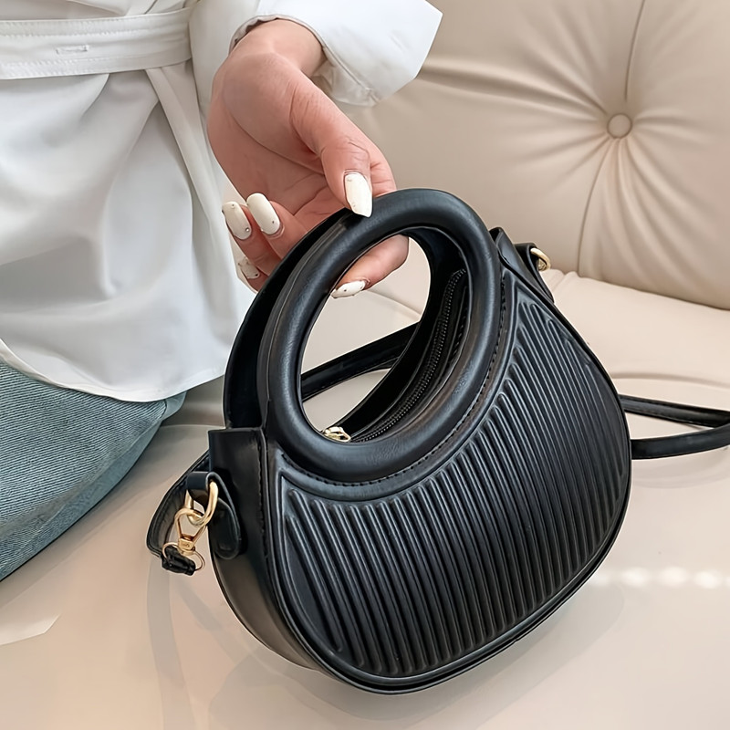 Chic Stripe Design Crossbody B - Luxury Bags Without Logo ulasan dan harga