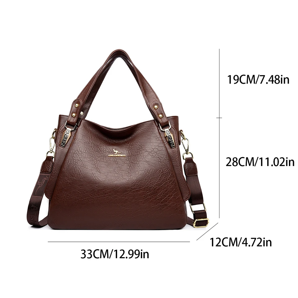 Genuine Brand Soft Leather Top - Luxury Bags Without Logo ulasan dan harga