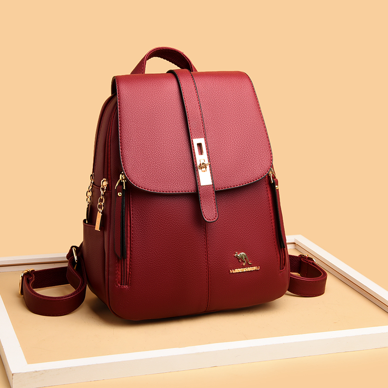 Luxury Women Leather Backpacks - Luxury Bags Storage ulasan dan harga