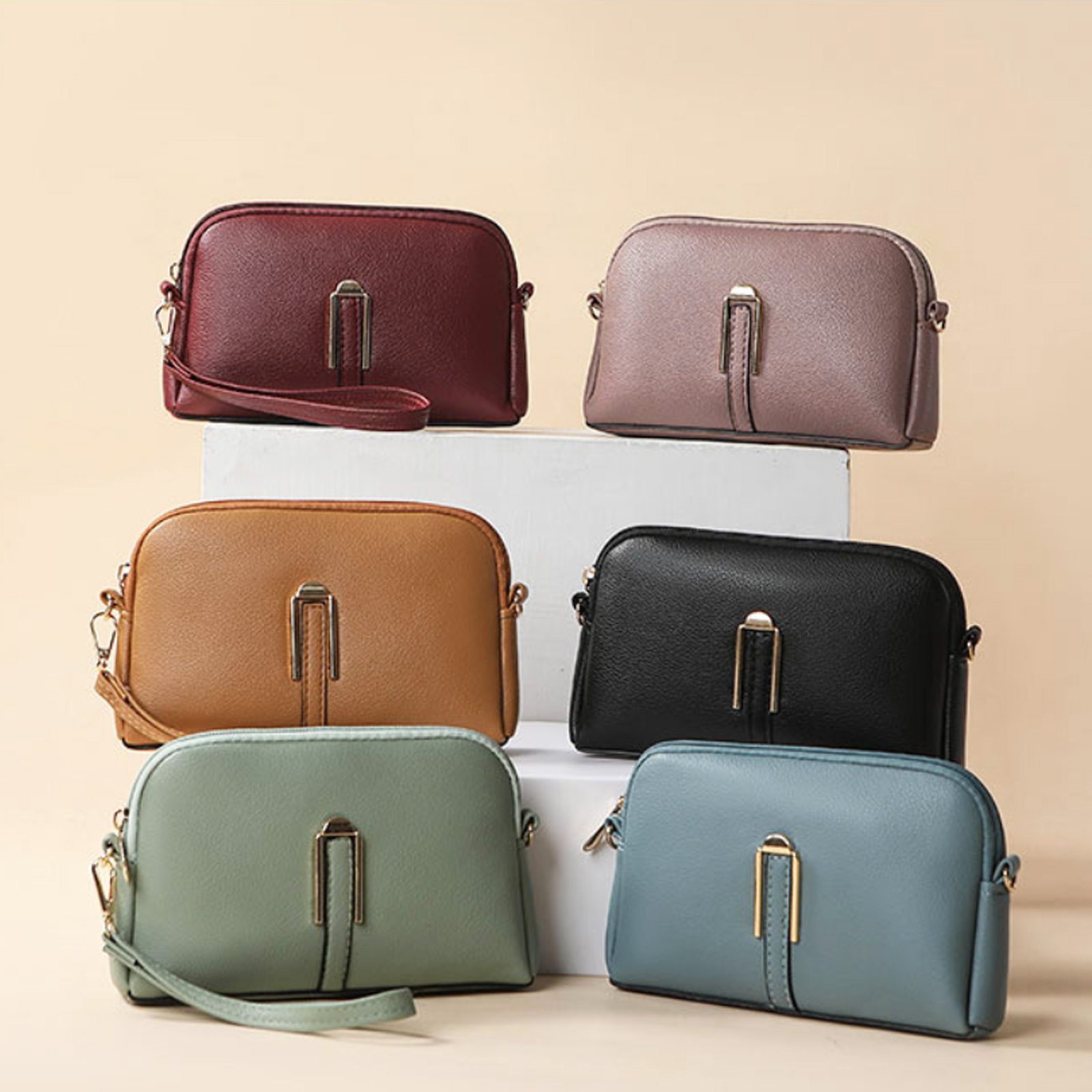 New Genuine Leather Crossbody  - Luxury Bags Without Logo ulasan dan harga