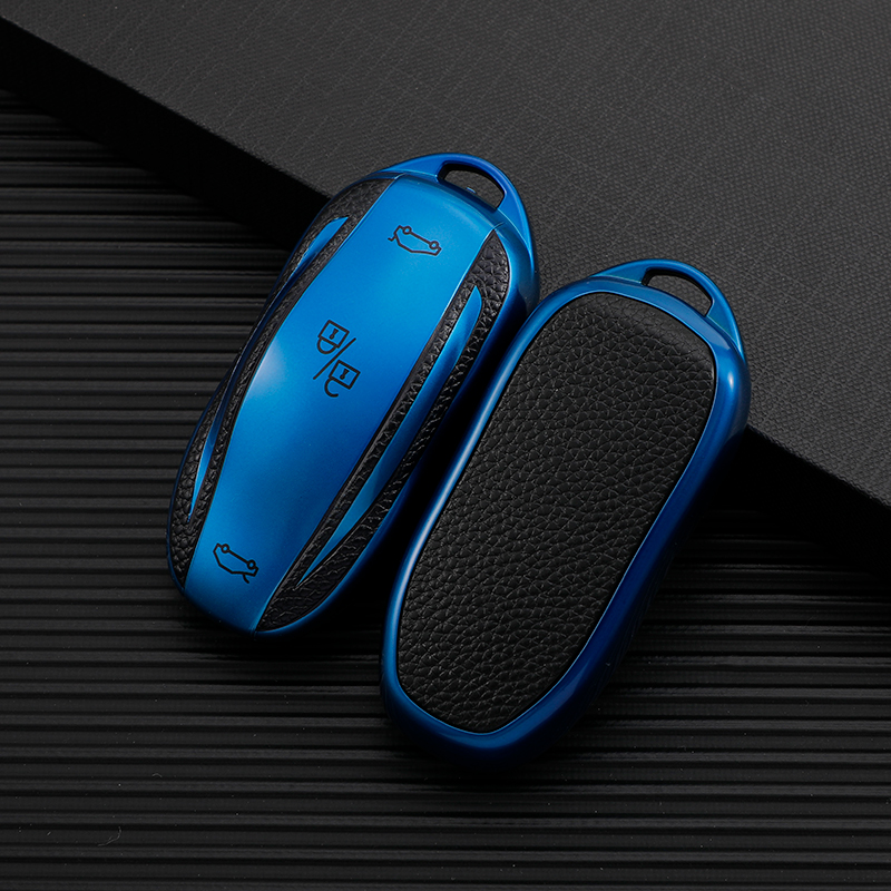 Leather TPU Car Smart Key Cove - Key Holder Leather Pouch ulasan dan harga