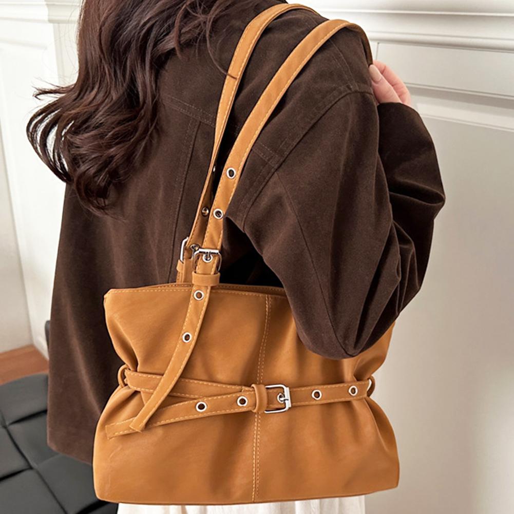 Solid-color Versatile Tote Bag - Luxury Bags Vip ulasan dan harga