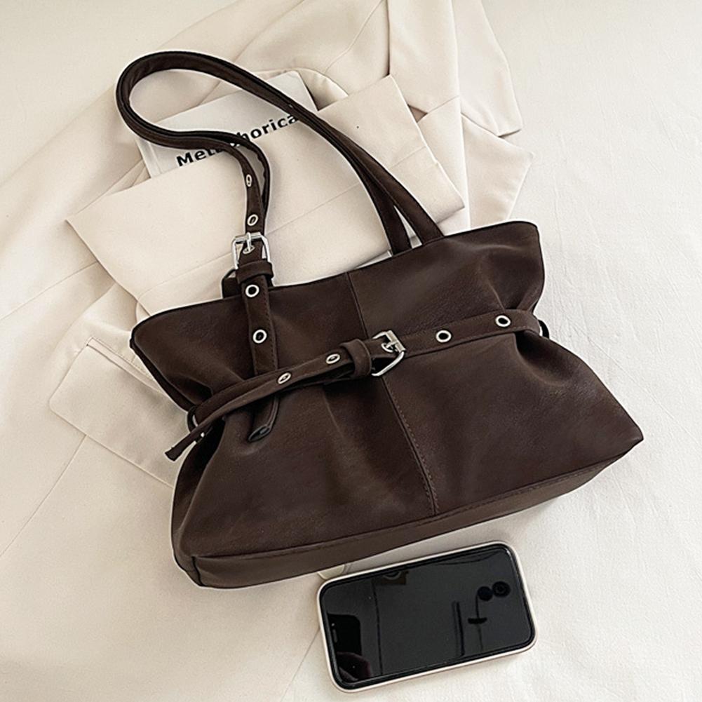 Solid-color Versatile Tote Bag - Luxury Bags Vip ulasan dan harga