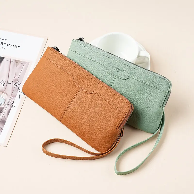 Lady Wristlets Long Wallet Cel - Wristlet Wallet Zipper ulasan dan harga