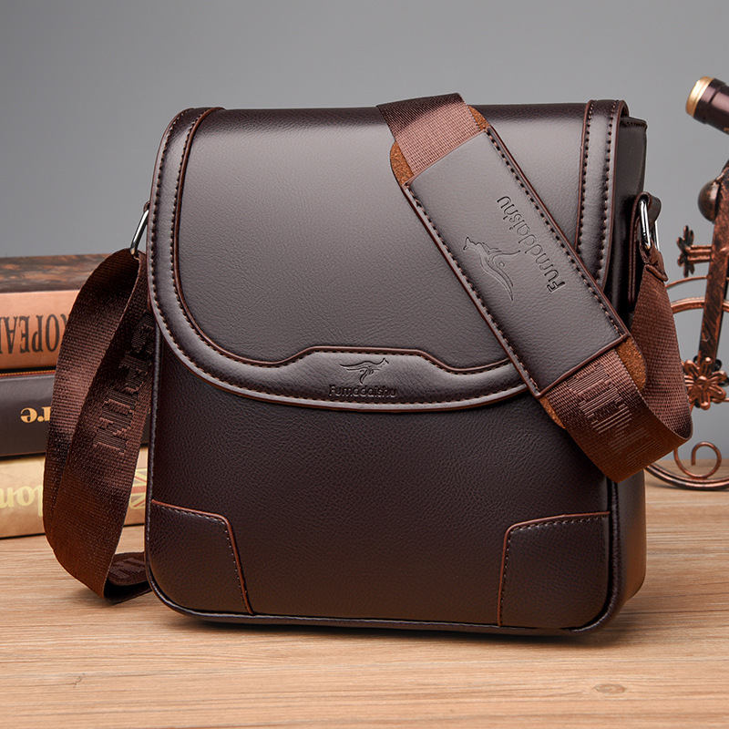 Luxury Brand Men Leather Shoul - Luxury Bags Storage ulasan dan harga