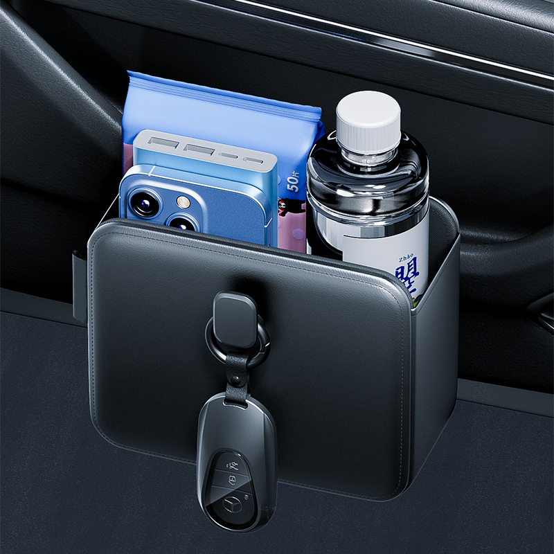 Car Door Storage Pockets Hangi - Key Holder Leather Pouch ulasan dan harga