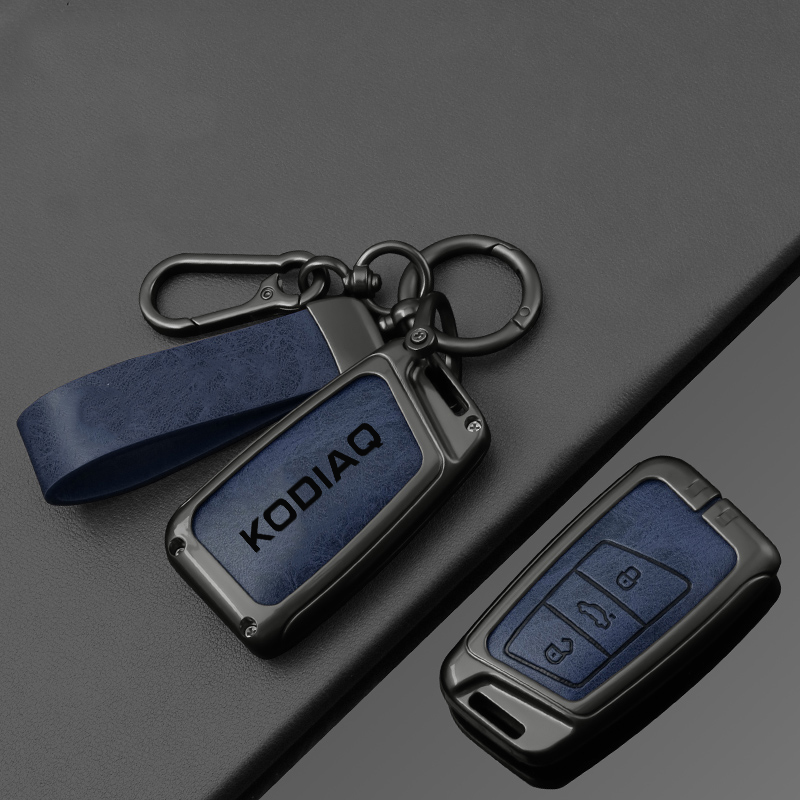 Alloy Leather Car Key Case Cov - Key Holder Leather Pouch ulasan dan harga