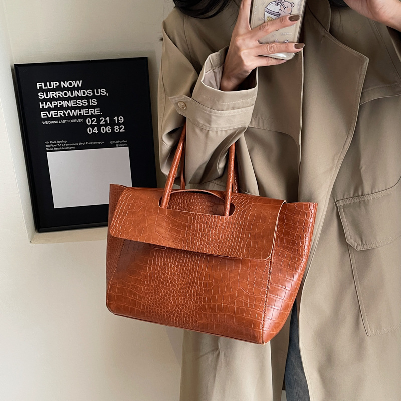2024 New in Stone Pattern Big  - Luxury Bags Vip ulasan dan harga