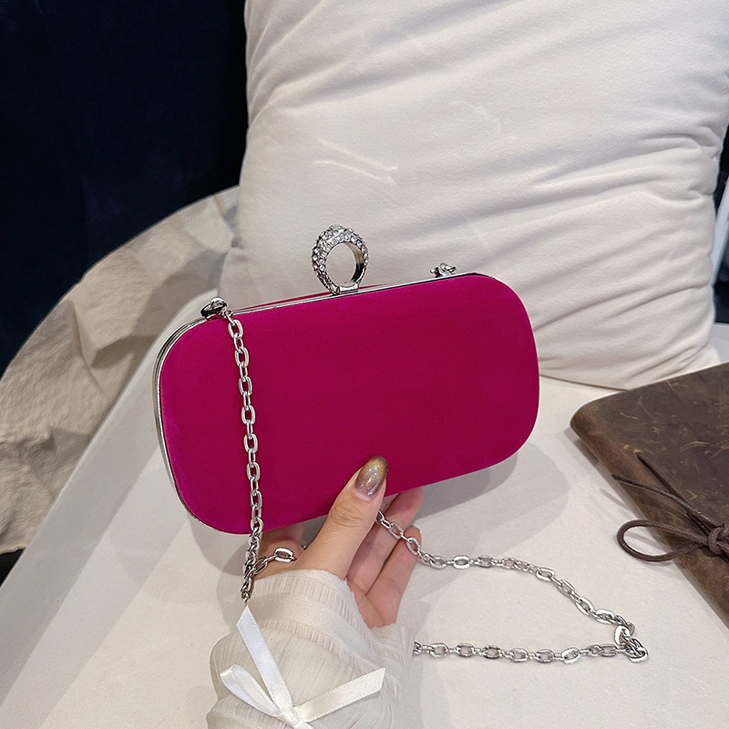 Black Velvet Handbag for Women - Luxury Bags Vip ulasan dan harga